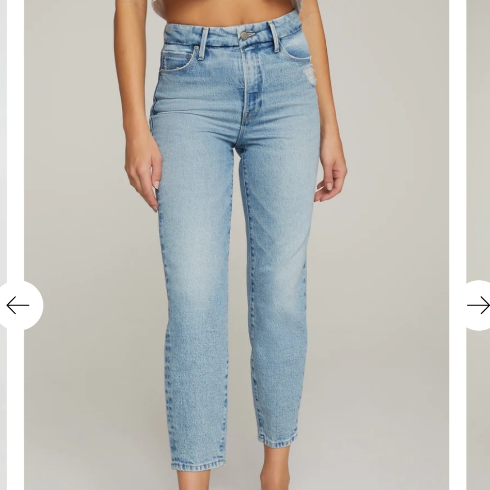 Good American Good Mom jeans size 2/26